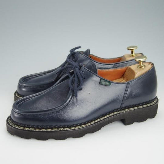 ほぼ未使用★パラブーツ SIZE 40【定価￥71,500-★ミカエル/MICHAEL】チロリアンシューズ/リスレザー/紺/メンズ/Paraboot★g275