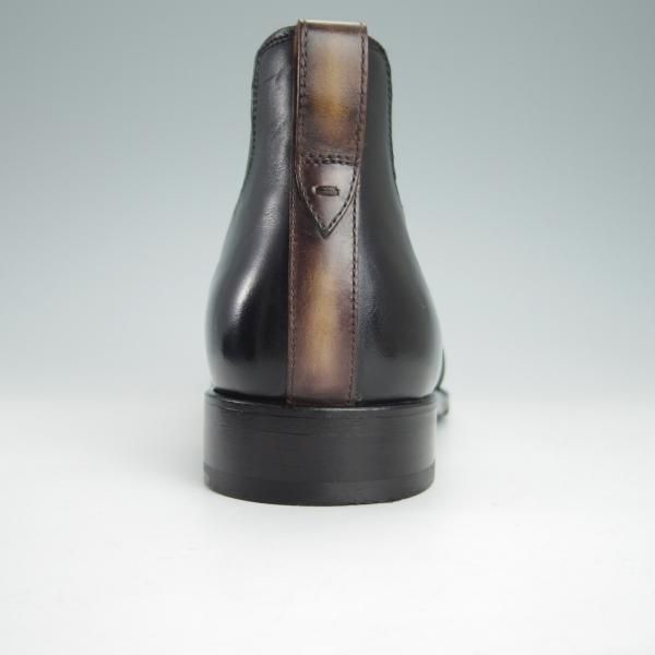 極美品★(仏)ベルルッティ SIZE 6.5【★ヴェネチアレザー/サイドゴアブーツ】アンクルブーツ/黒/メンズ/Berluti★g276