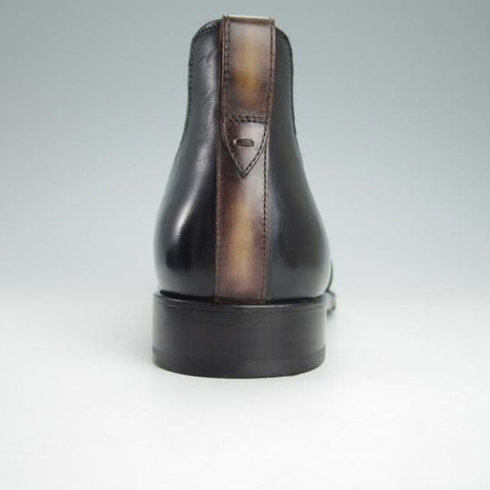 極美品★(仏)ベルルッティ SIZE 6.5【★ヴェネチアレザー/サイドゴアブーツ】アンクルブーツ/黒/メンズ/Berluti★g276