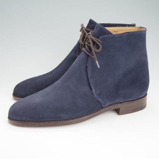 未使用★トリッカーズ SIZE 8【貴重★ドレスライン/M4550】ジョージブーツ/スエード/紺/メンズ/Tricker's★g277
