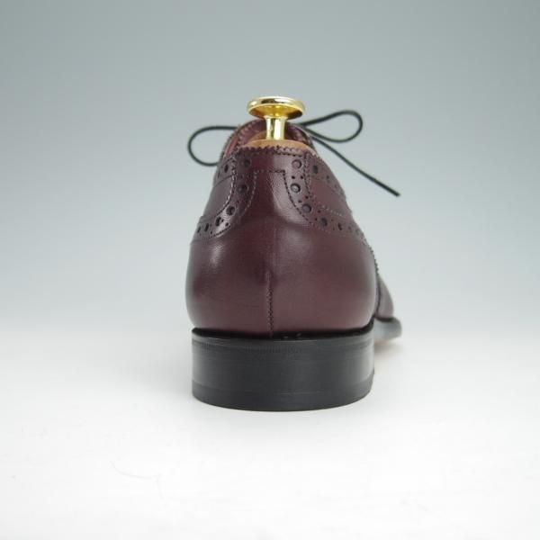 新品★(英)グレンソン 8F【定価￥64,900-★BATH/22356-15】フルブローグ/カーフ/バーガンディー/赤茶/メンズ/GRENSON★g278