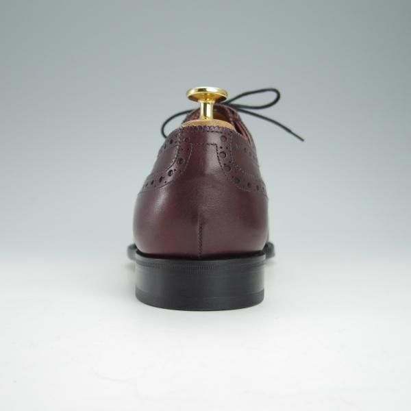 新品★(英)グレンソン 8F【定価￥64,900-★BATH/22356-15】フルブローグ/カーフ/バーガンディー/赤茶/メンズ/GRENSON★g278