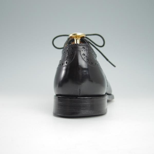 極上★(英)グレンソン 7.5F【定価￥74,800-★OXFORD/オックスフォード】セミブローグ/カーフ/黒/メンズ/GRENSON★g279