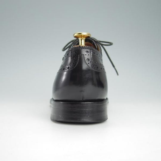 極上★(英)グレンソン 7.5F【定価￥74,800-★OXFORD/オックスフォード】セミブローグ/カーフ/黒/メンズ/GRENSON★g279