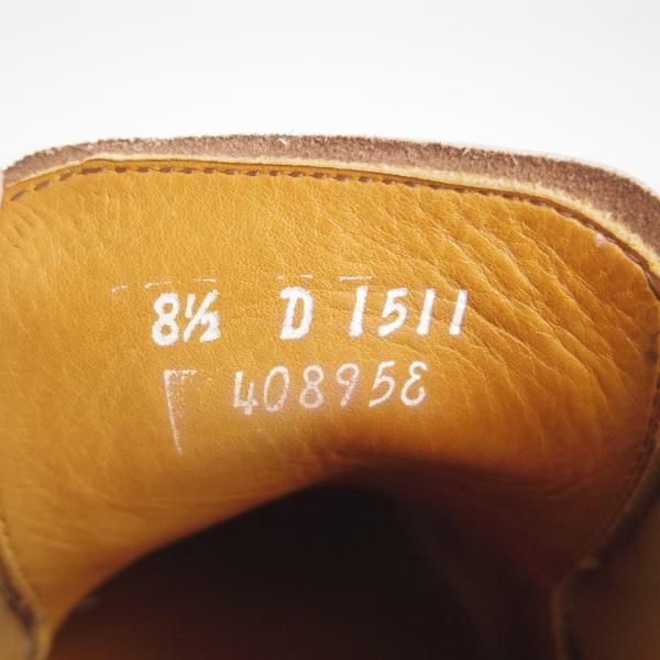 極上★(米)アレンエドモンズ 8.5D【現行定価7.5万円程度★ダンディー/Dundee 2.0】チャッカブーツ/カーフ/濃茶/ALLEN EDMONDS★g281