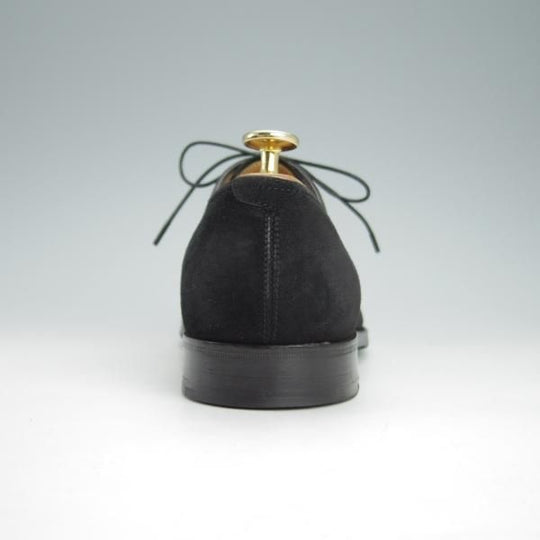 極上★ジョンロブ 5.5E【★AVON/8000ラスト】エイボン/クォーターブローグ/スエード/黒/メンズ/JOHN LOBB★g282