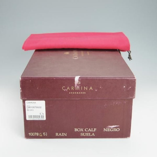 新品★(スペイン製)CARMINA/カルミナ SIZE 5.5【グッドイヤーウェルテッド製法★10078/RAINラスト】カーフ/プレーントゥ/黒/メンズ★g285