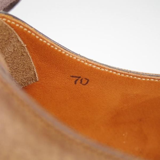 極美品★Iron Dress/アイアンドレス SIZE 7【ハンドソーンウェルテッド製法★フルハンド/Tuscany Waxed Bull hide】パンチドキャップトゥ/茶★g286