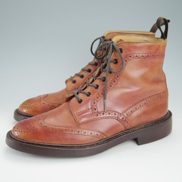 トリッカーズ カントリーブーツ モールトン マロン UK8-5 楽天市場】トリッカーズ モールトン マロンの通販