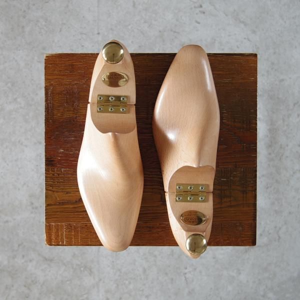 美品★(英)グレンソン 5.5D【(英)Spring Line社製★92/純正シューツリー/ヒンジ式】木製シューキーパー/スプリングライン/GRENSON★g302