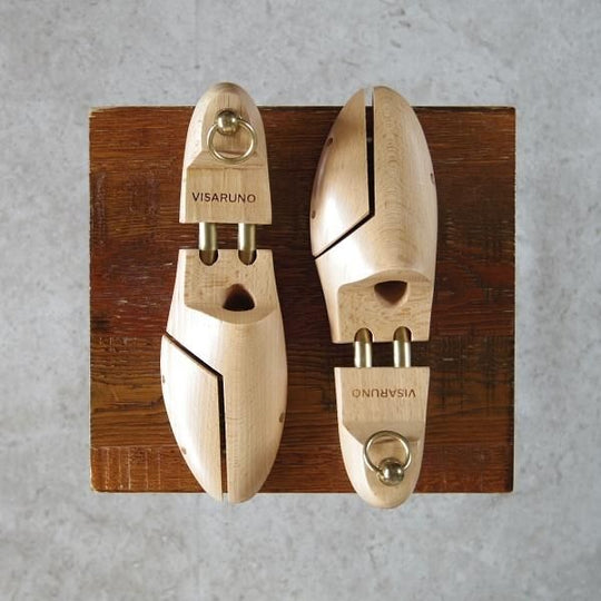 ほぼ未使用★VISARUNO/ビサルノ SIZE 39【★木製シューツリー】シューキーパー/メンズ★g304