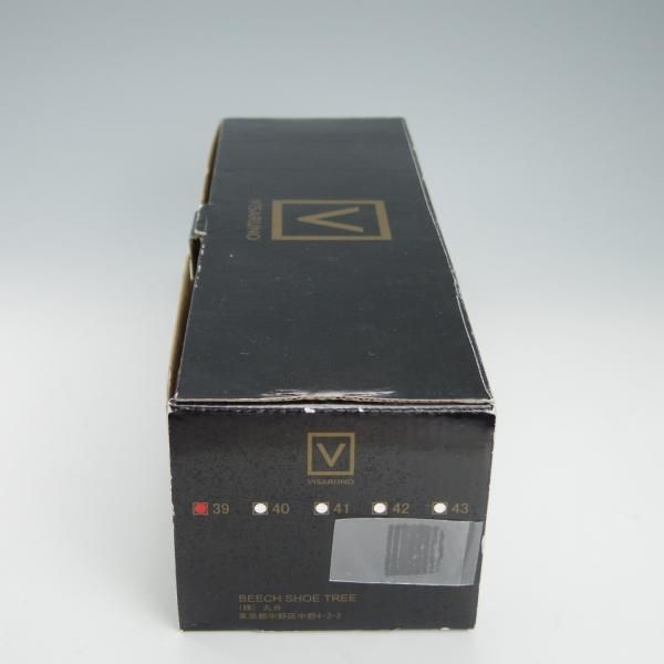 ほぼ未使用★VISARUNO/ビサルノ SIZE 39【★木製シューツリー】シューキーパー/メンズ★g304