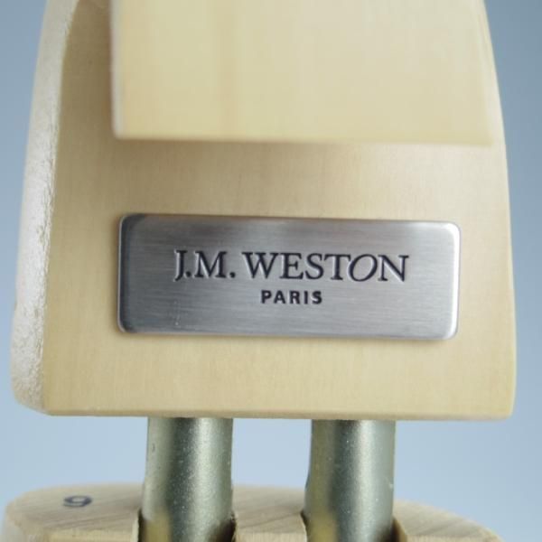 美品★J.M.ウェストン SIZE 6【定価￥15,400-★純正シューツリー/022L】木製シューキーパー/メンズ/Weston/ウエストン★g309