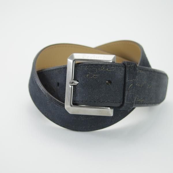 超美品‼️ベルトBERLUTI ベルルッティ カリグラフィ メンズ Berluti ベルルッティ 未使用品 スクリット カリグラフィ パティーヌ