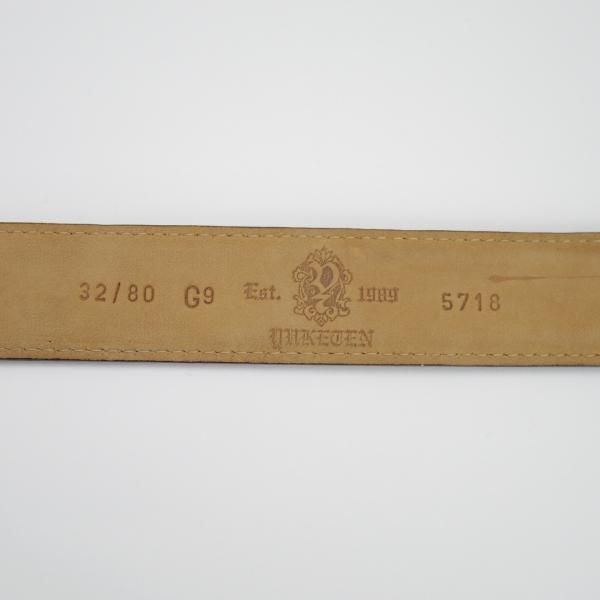 極上★(米)YUKETEN/ユケテン 32インチ/80cm【コードバン仕様★ホーウィン社/ウイスキー〜シガー系】茶/ベルト/レザー/メンズ★g290
