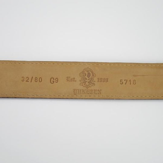 極上★(米)YUKETEN/ユケテン 32インチ/80cm【コードバン仕様★ホーウィン社/ウイスキー〜シガー系】茶/ベルト/レザー/メンズ★g290