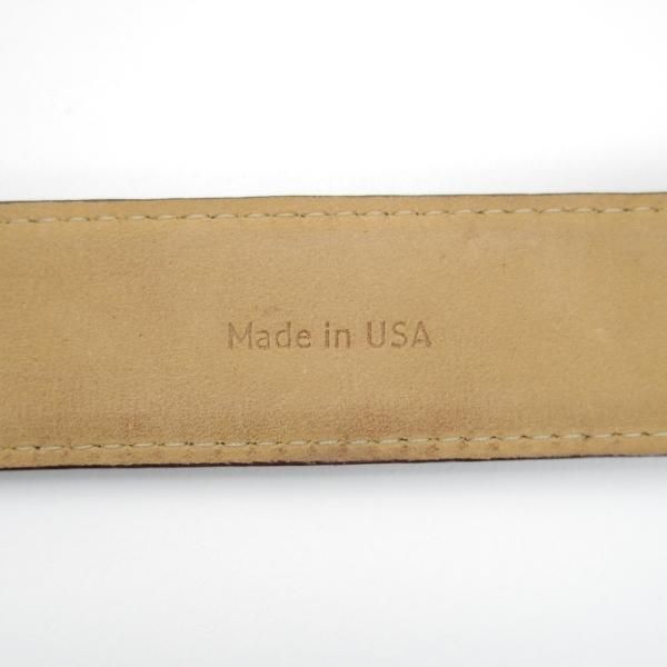 極上★(米)YUKETEN/ユケテン 32インチ/80cm【コードバン仕様★ホーウィン社/ウイスキー〜シガー系】茶/ベルト/レザー/メンズ★g290