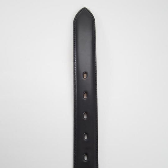 ほぼ未使用★コードバン製ベルト フリーサイズ（サイズ調整可能）【★(九州)岩田屋取扱】ベルト/レザー/本革/黒/ビジネス/メンズ★g291