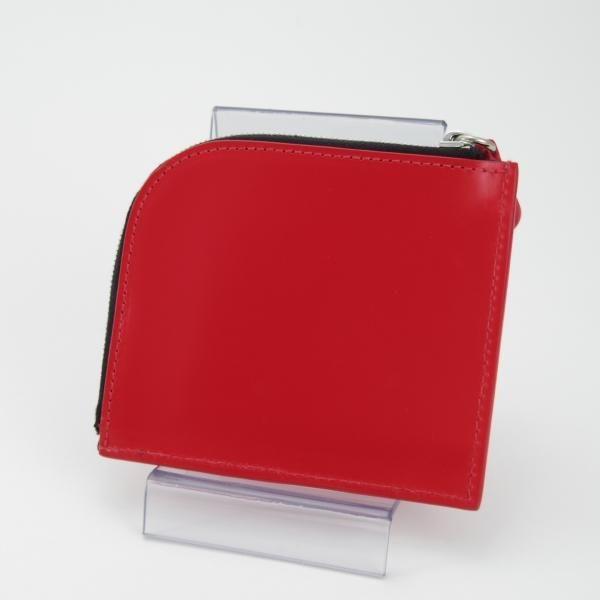 ほぼ未使用★(英)SIMPSON LONDON/シンプソン【定価￥16,200-★ブライドルレザー仕様/ロンドンシリーズ】L-ZIP財布/レザー/本革/赤★g295
