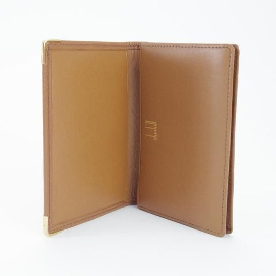 ほぼ未使用★(英)ダンヒル/dunhill【英国製★WM430/TAN/名刺入れ】カードケース/カーフ/レザー/本革/薄茶/メンズ★g300
