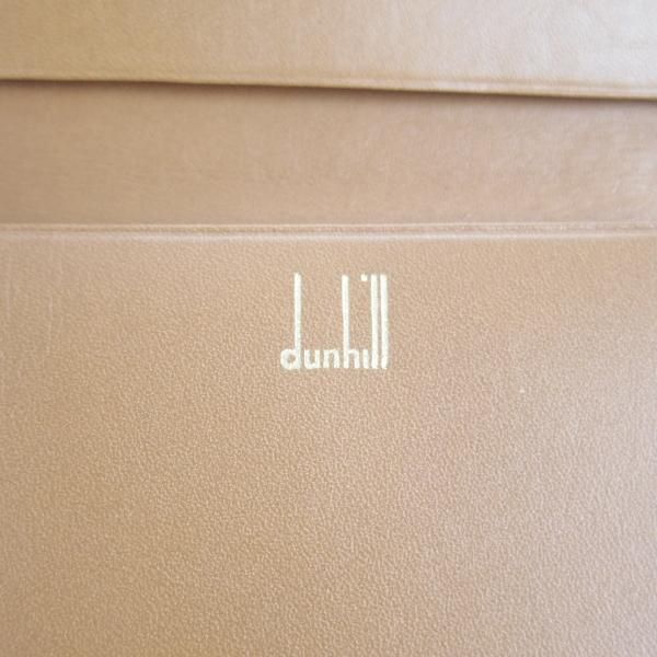 ほぼ未使用★(英)ダンヒル/dunhill【英国製★WM430/TAN/名刺入れ】カードケース/カーフ/レザー/本革/薄茶/メンズ★g300