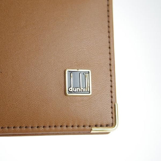 ほぼ未使用★(英)ダンヒル/dunhill【英国製★WM430/TAN/名刺入れ】カードケース/カーフ/レザー/本革/薄茶/メンズ★g300