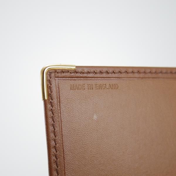 ほぼ未使用★(英)ダンヒル/dunhill【英国製★WM430/TAN/名刺入れ】カードケース/カーフ/レザー/本革/薄茶/メンズ★g300