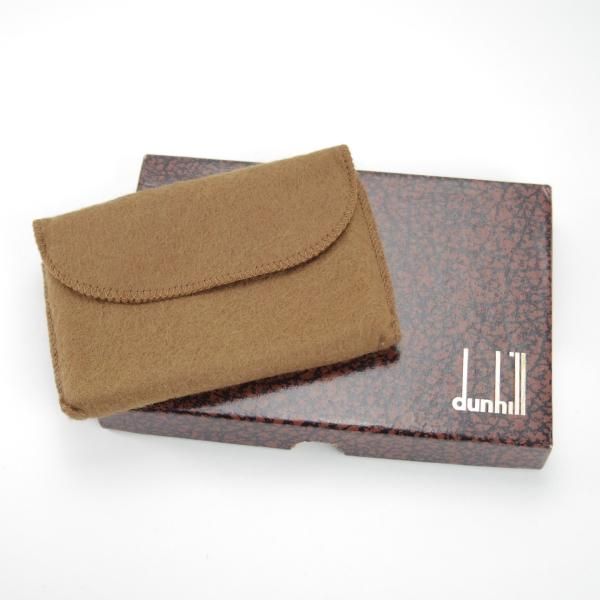ほぼ未使用★(英)ダンヒル/dunhill【英国製★WM430/TAN/名刺入れ】カードケース/カーフ/レザー/本革/薄茶/メンズ★g300
