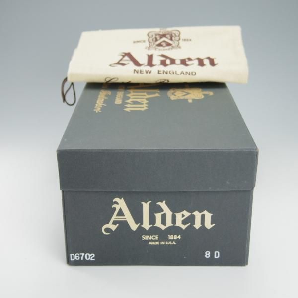 美品★オールデン 8D【コードバン仕様★(米)Brick+Mortar別注/D6702】アンティークエッジ/バリーラスト/チャッカブーツ/赤茶/Alden★g317