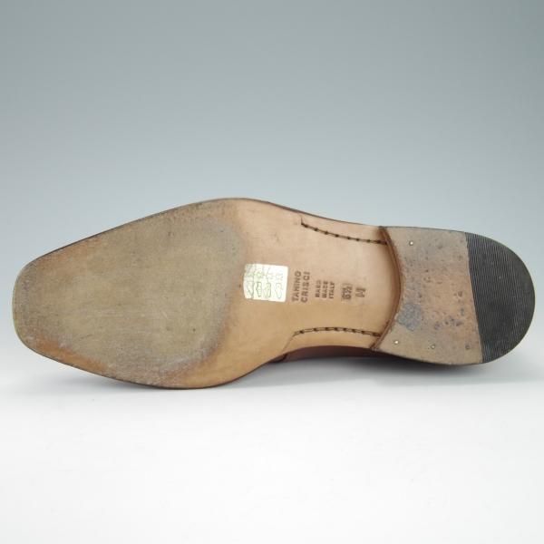 美品★(伊)タニノクリスチー SIZE 6.5【定価15万円以上★モンクストラップ/132119】カーフ/茶/メンズ/TANINO CRISCI★g318