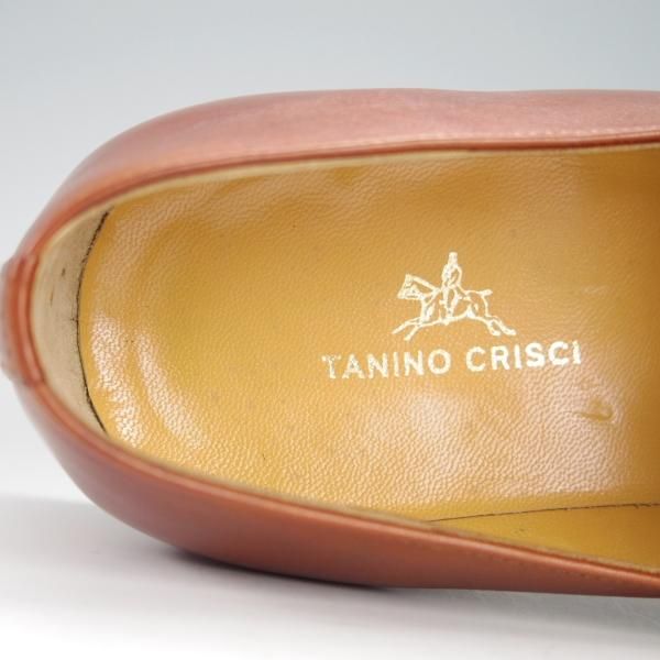 美品★(伊)タニノクリスチー SIZE 6.5【定価15万円以上★モンクストラップ/132119】カーフ/茶/メンズ/TANINO CRISCI★g318