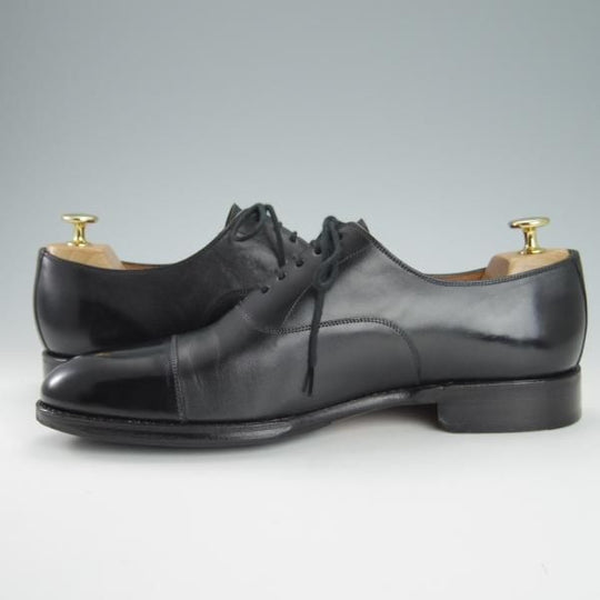 極上★(スペイン製)YANKO/ヤンコ SIZE 7.5【グッドイヤーウェルテッド製法★14522/ストレートチップ】カーフ/黒/メンズ★g320