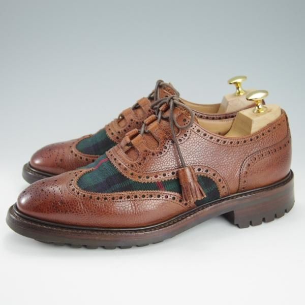 極上★(英)チーニー 6.5F【モデル定価￥63,720-★コマンドソール仕様/BEAMS別注】PITLOCHRY/125ラスト/茶/メンズ/ビームス/CHEANEY★g321