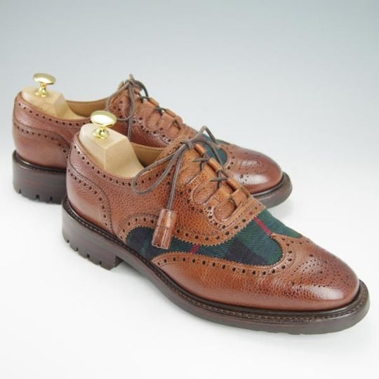 極上★(英)チーニー 6.5F【モデル定価￥63,720-★コマンドソール仕様/BEAMS別注】PITLOCHRY/125ラスト/茶/メンズ/ビームス/CHEANEY★g321