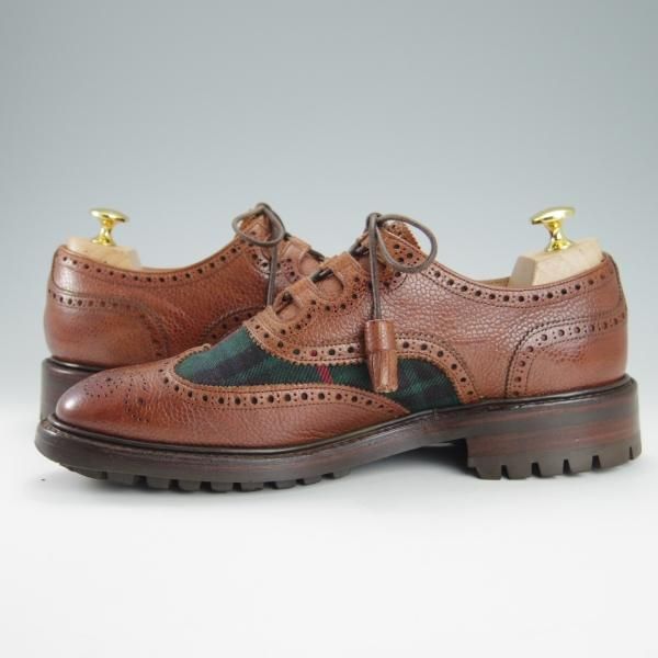 極上★(英)チーニー 6.5F【モデル定価￥63,720-★コマンドソール仕様/BEAMS別注】PITLOCHRY/125ラスト/茶/メンズ/ビームス/CHEANEY★g321