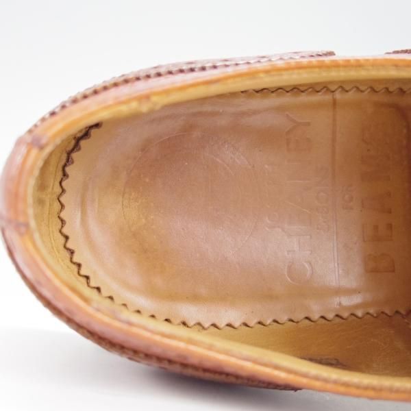 極上★(英)チーニー 6.5F【モデル定価￥63,720-★コマンドソール仕様/BEAMS別注】PITLOCHRY/125ラスト/茶/メンズ/ビームス/CHEANEY★g321