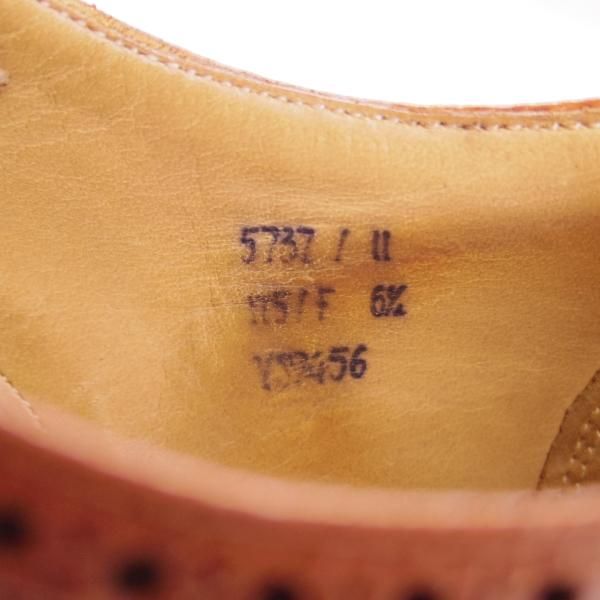 極上★(英)チーニー 6.5F【モデル定価￥63,720-★コマンドソール仕様/BEAMS別注】PITLOCHRY/125ラスト/茶/メンズ/ビームス/CHEANEY★g321