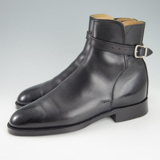 美品★(英)シュナイダーブーツ UK6【定価￥176,000-★ユニオンワークス別注/ジョッパーブーツ】52ラスト/黒/Schnieder Boots★g322