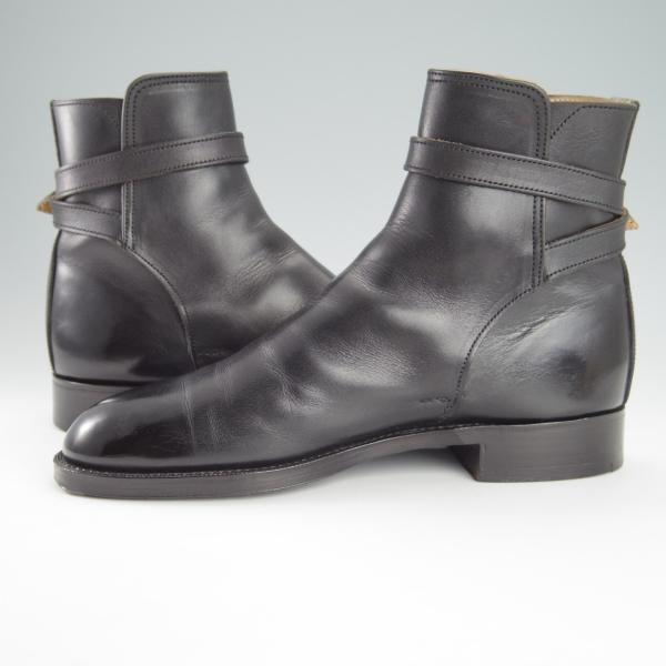 美品★(英)シュナイダーブーツ UK6【定価￥176,000-★ユニオンワークス別注/ジョッパーブーツ】52ラスト/黒/Schnieder Boots★g322