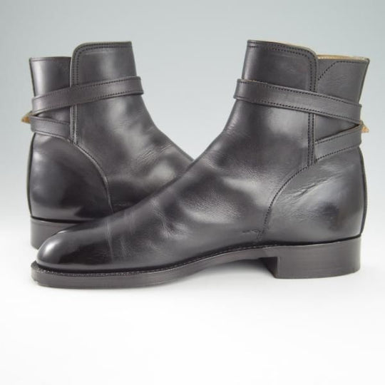 美品★(英)シュナイダーブーツ UK6【定価￥176,000-★ユニオンワークス別注/ジョッパーブーツ】52ラスト/黒/Schnieder Boots★g322