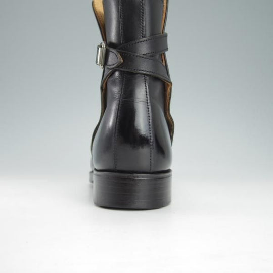 美品★(英)シュナイダーブーツ UK6【定価￥176,000-★ユニオンワークス別注/ジョッパーブーツ】52ラスト/黒/Schnieder Boots★g322