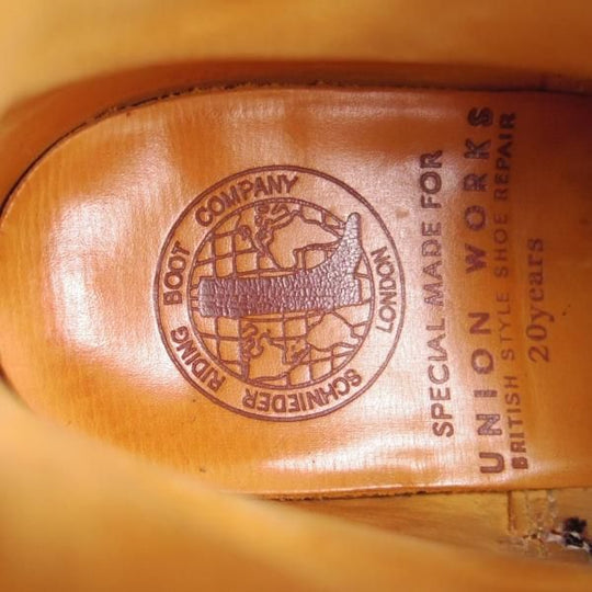 美品★(英)シュナイダーブーツ UK6【定価￥176,000-★ユニオンワークス別注/ジョッパーブーツ】52ラスト/黒/Schnieder Boots★g322