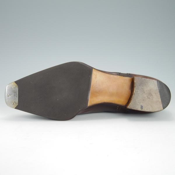 極上★(伊)リカルド・フレッチャ・ベステッティ SIZE 40.5【定価20万円程度★クォーターブローグ】RICCARDO FRECCIA BESTETTI★g323