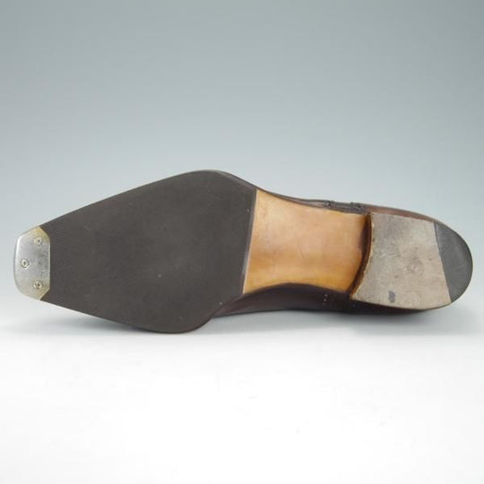 極上★(伊)リカルド・フレッチャ・ベステッティ SIZE 40.5【定価20万円程度★クォーターブローグ】RICCARDO FRECCIA BESTETTI★g323