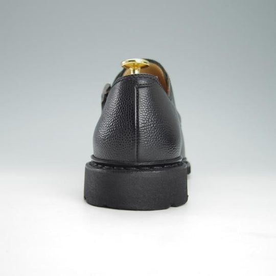 美品★パラブーツ SIZE 7【定価￥71,500-★ビームスF別注/POE】ダブルモンク/グレインレザー/黒/メンズ/BEAMS F/Paraboot★g326