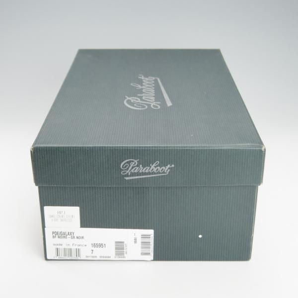 美品★パラブーツ SIZE 7【定価￥71,500-★ビームスF別注/POE】ダブルモンク/グレインレザー/黒/メンズ/BEAMS F/Paraboot★g326