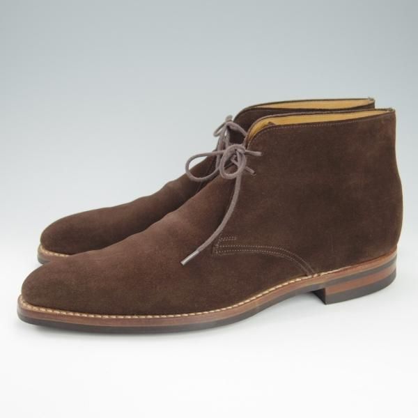 ★クロケット&ジョーンズ 9.5E【定価￥90,200-★ダイナイトソール仕様/TETBURY】348ラスト/チャッカブーツ/スエード/Crockett&Jones★g327