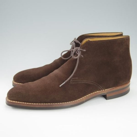 ★クロケット&ジョーンズ 9.5E【定価￥90,200-★ダイナイトソール仕様/TETBURY】348ラスト/チャッカブーツ/スエード/Crockett&Jones★g327