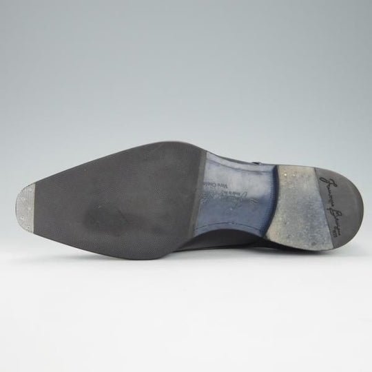 美品★(伊)フランチェスコ・ベニーニョ SIZE 7【定価￥61,600-★ダブルモンク/3216】カーフ/黒/メンズ/Francesco Benigno★g328