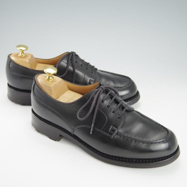 美品★J.M.ウェストン 5D【参考価格￥213,400-★スペシャルオーダー品/GOLF/ゴルフ】641/31ラスト/Uチップ/黒/Weston/ウエストン★g331